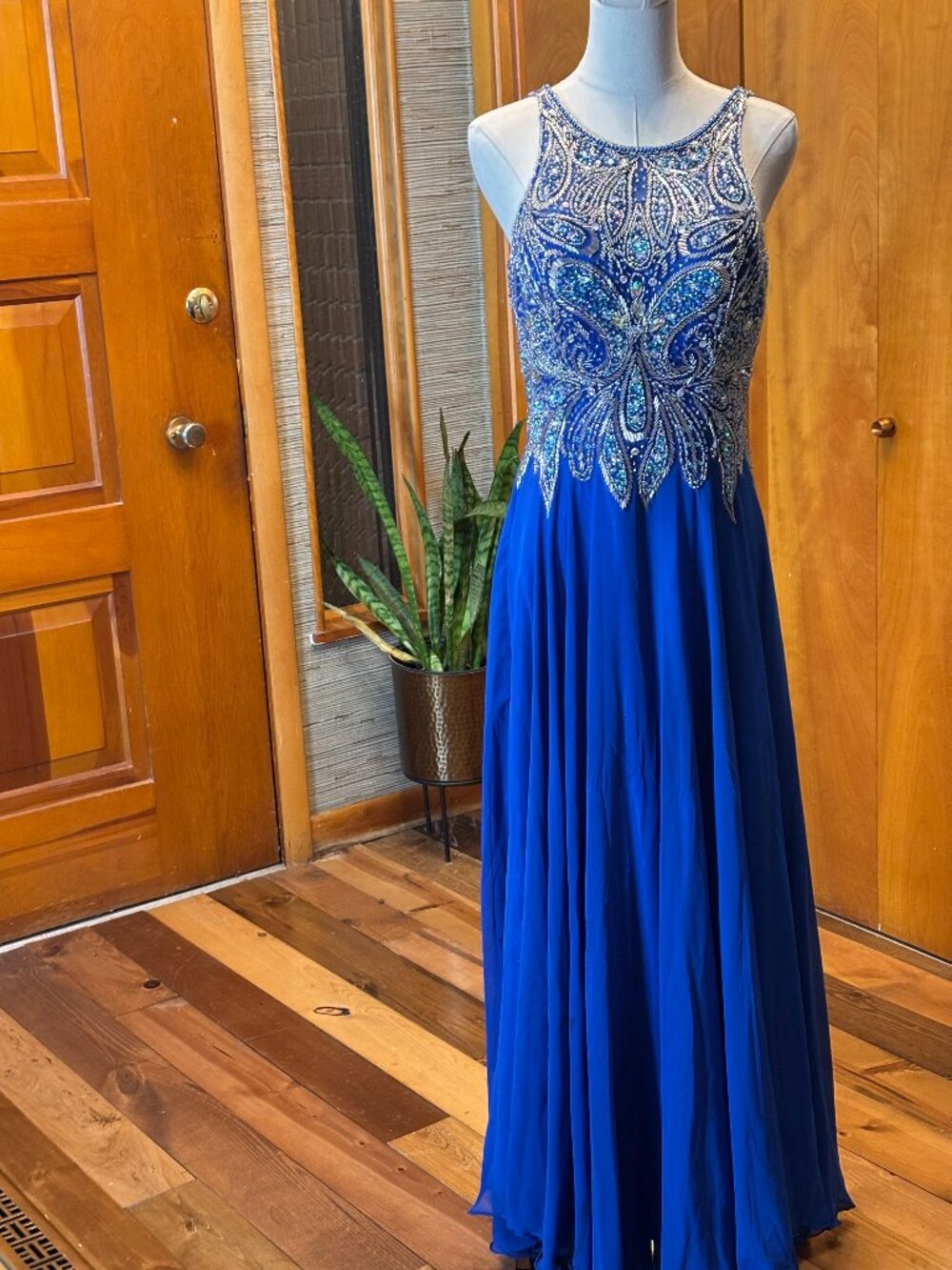 Stunning Blue Evening Gown by Juliet